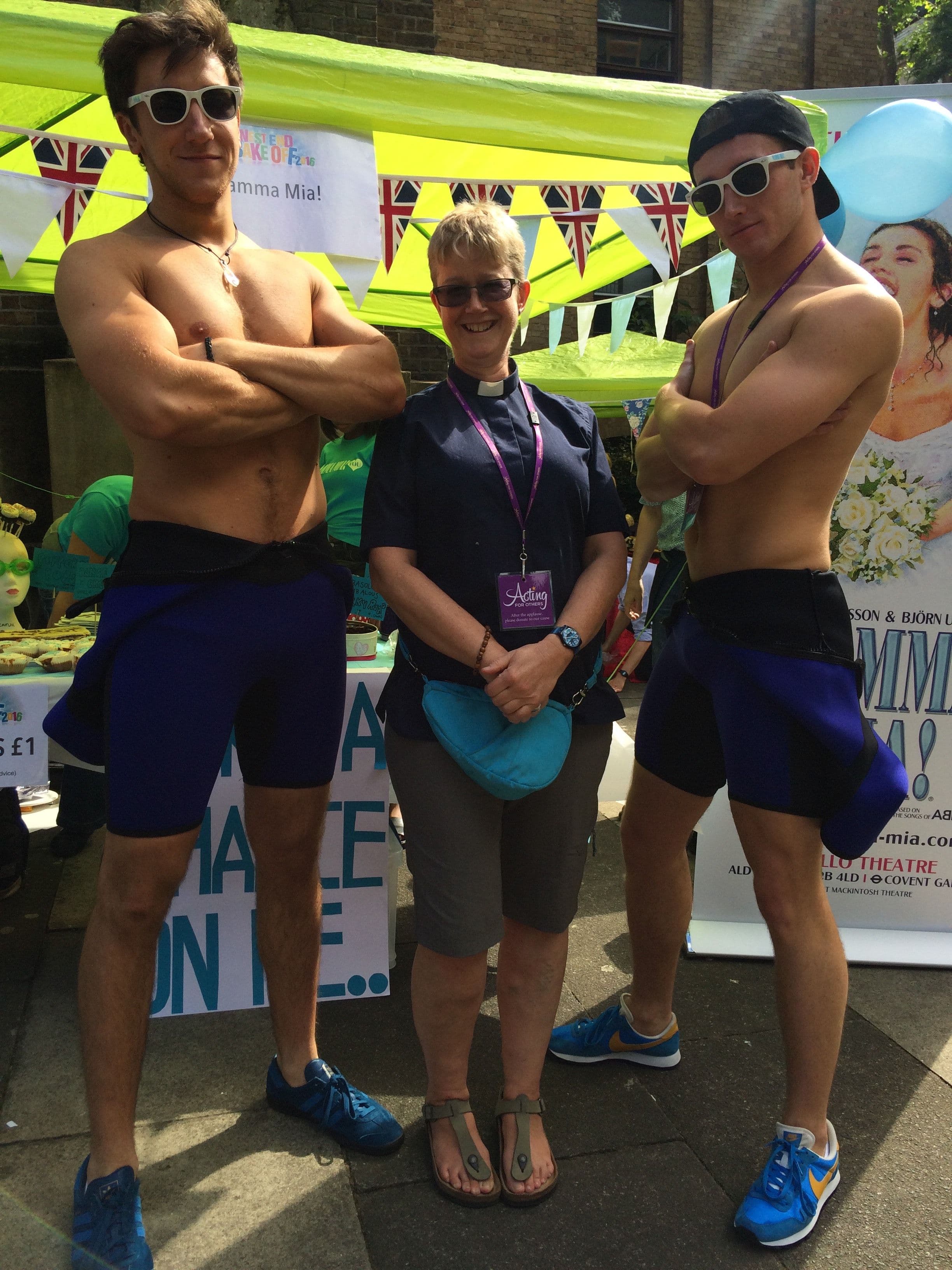 Revd Lindsay Meader at fundraising event